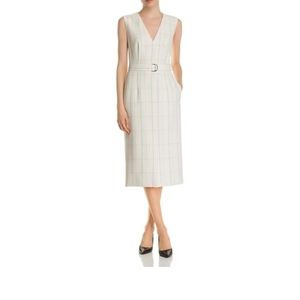 HUGO BOSS Plaid Faux Dress